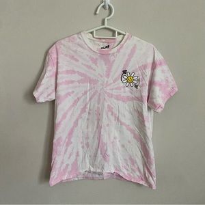 Pink Tie Dye Graphic Tee